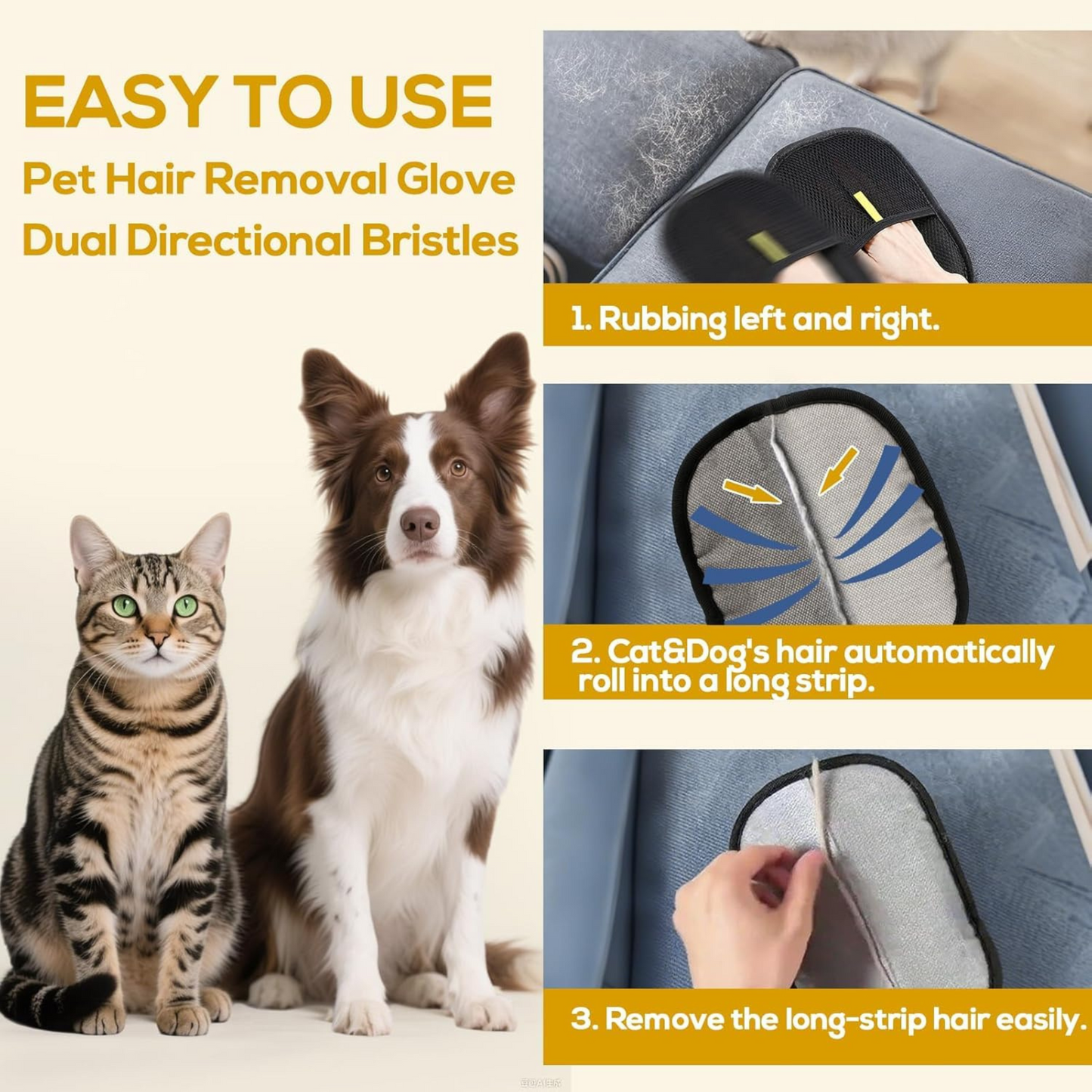 FurEase⢠Pet hair Removal Gloves