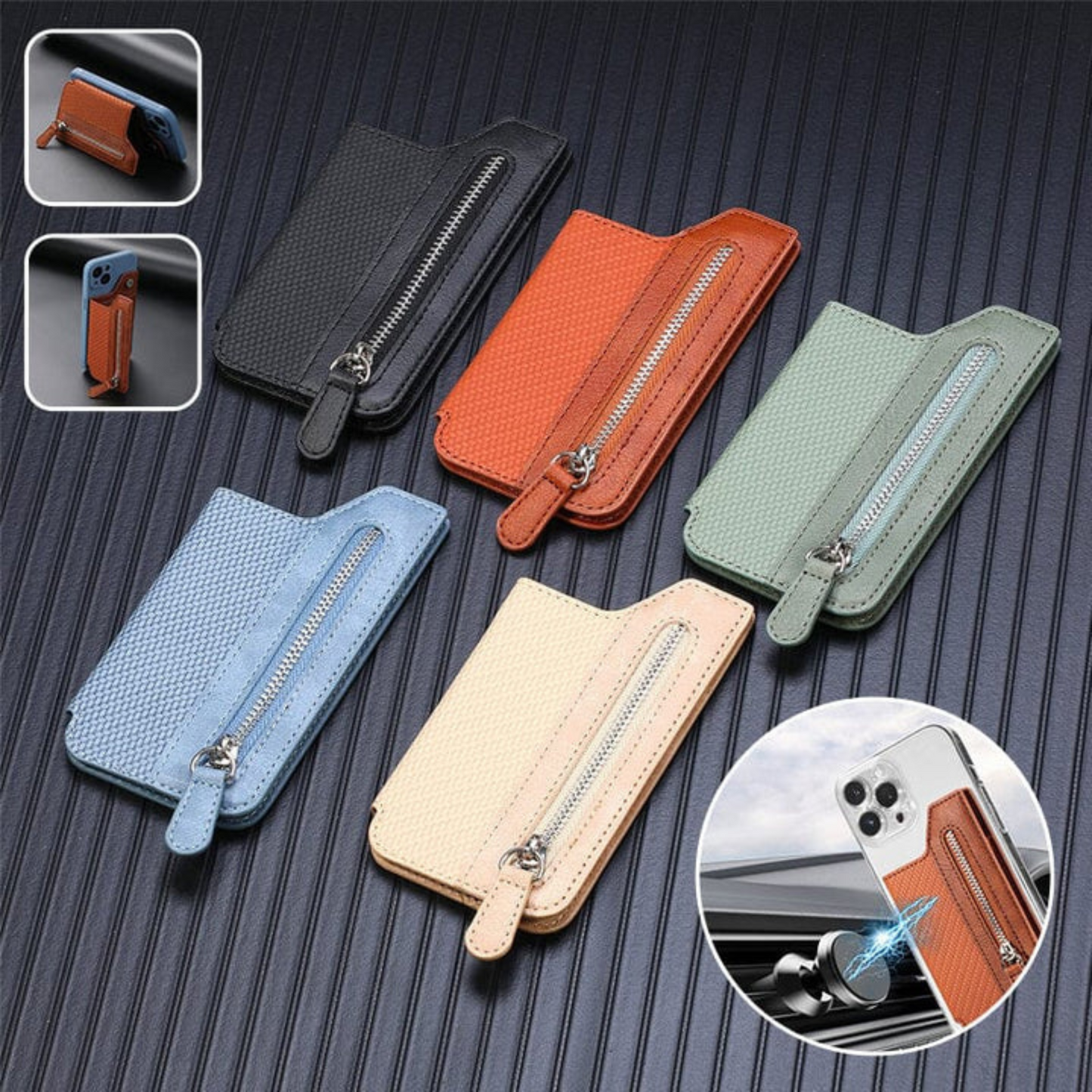 WalletGripX™️ Multifunctional Phone Wallet Card Holder