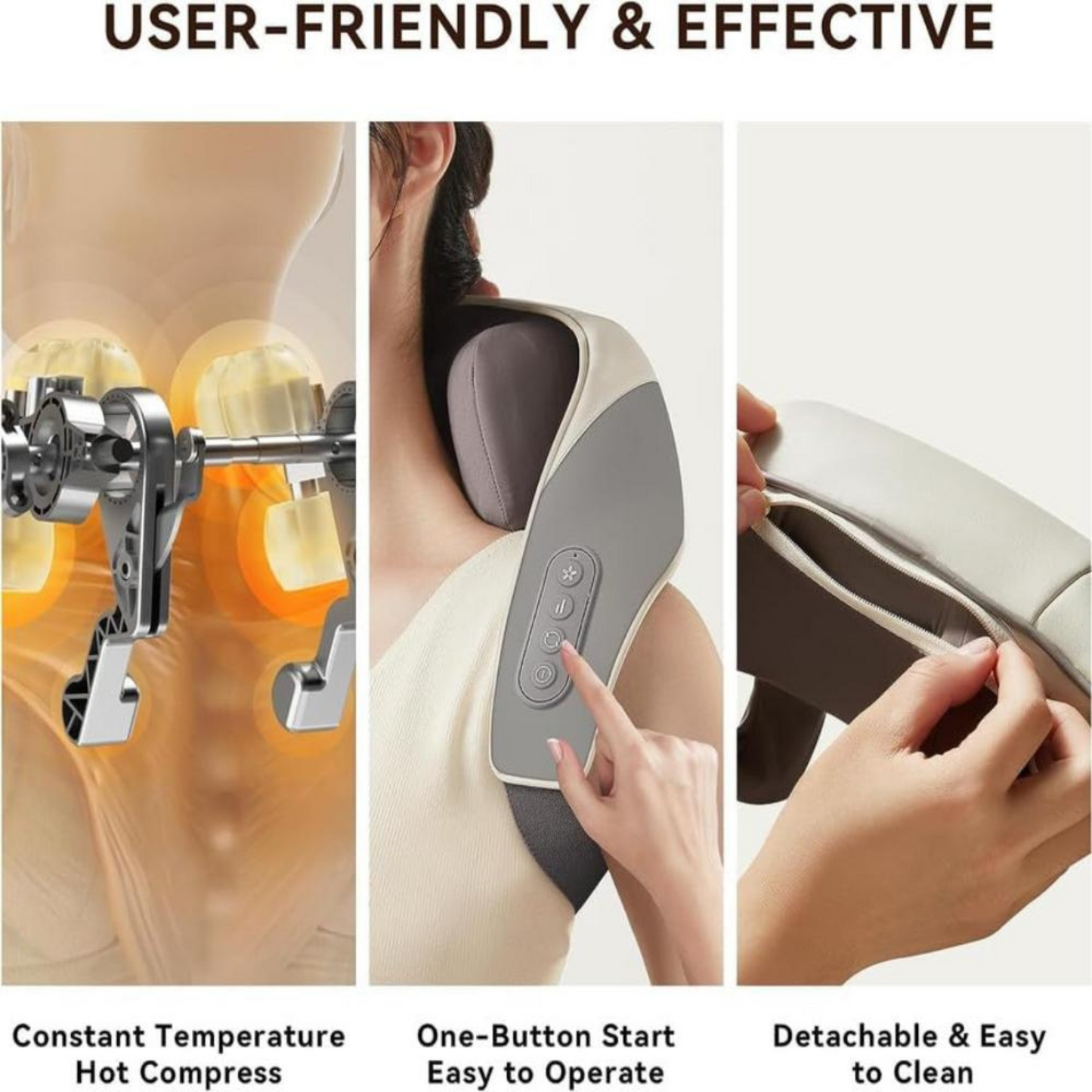 NeckRelief Pro Wireless Massager|1 Year Warranty