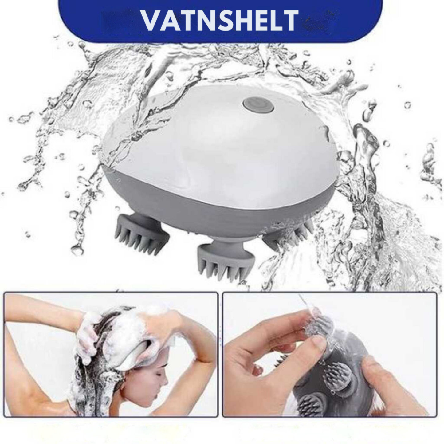 Hair Density and Growth-Stimulating Therapy Scalp Massager | 1 -Year Warranty