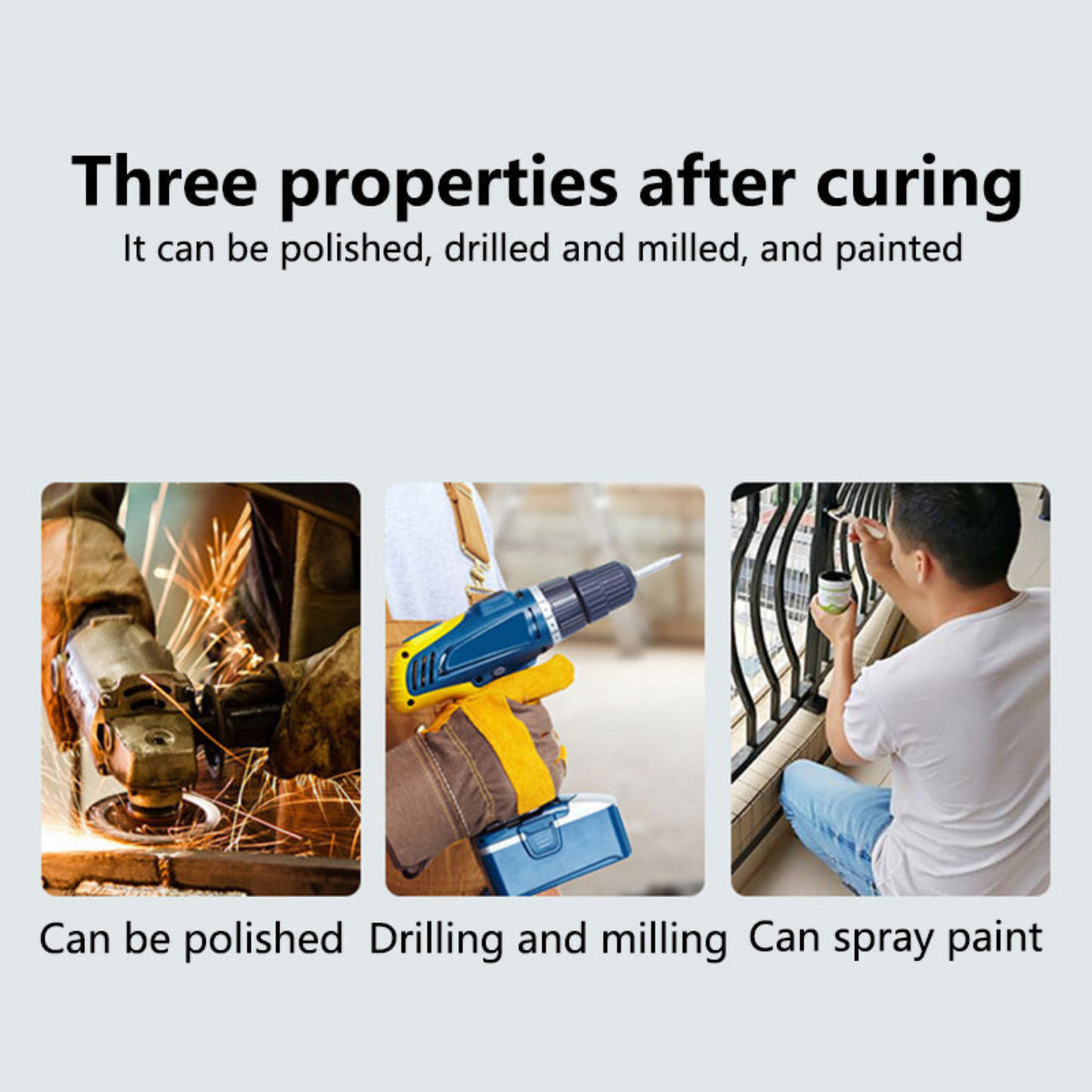 Metal repair glue (A&B)