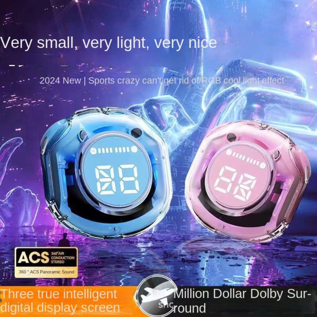 Ultrapods Pro 2 Bluetooth 5.3 Soundwave with LED Power Display