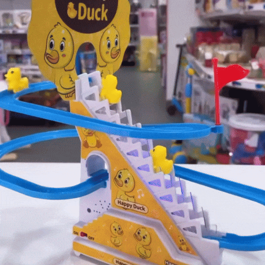Stair Climbing Ducklings Race Track Set