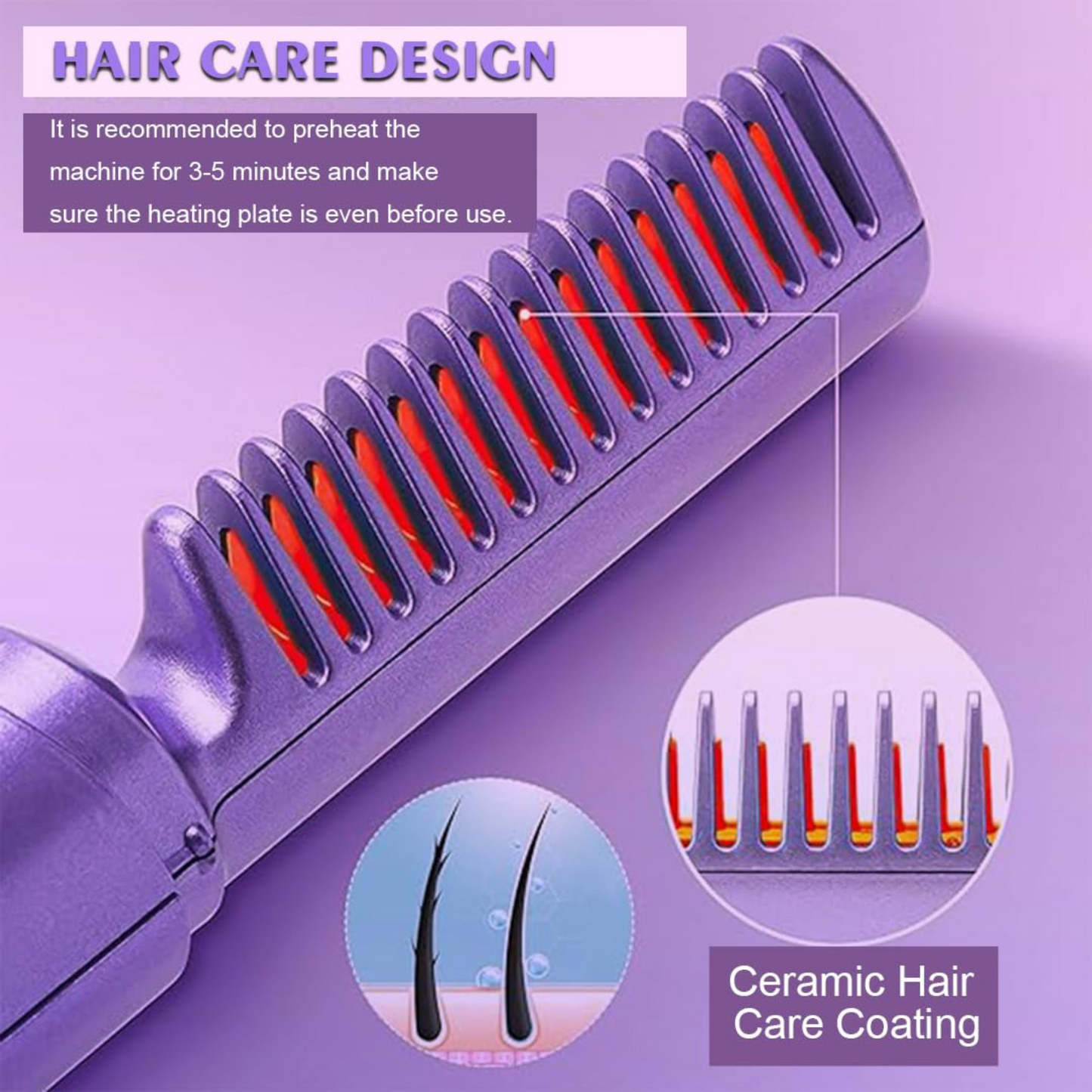 StyleMate™️ Portable Mini Hot Hair Brush
