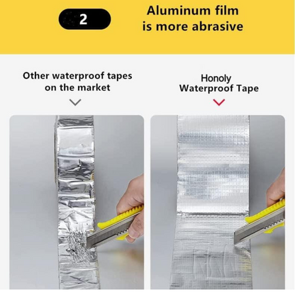 Tapexel™ Waterseal Aluminium Rubber Tape - Extra Long Version