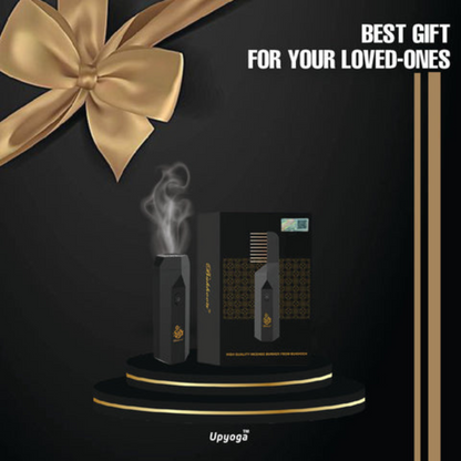 Upyoga 2 in 1 Hair Comb Incense Burner & Home Diffuser | 1 Year Warranty | Rechargeable | Bakhoor Included