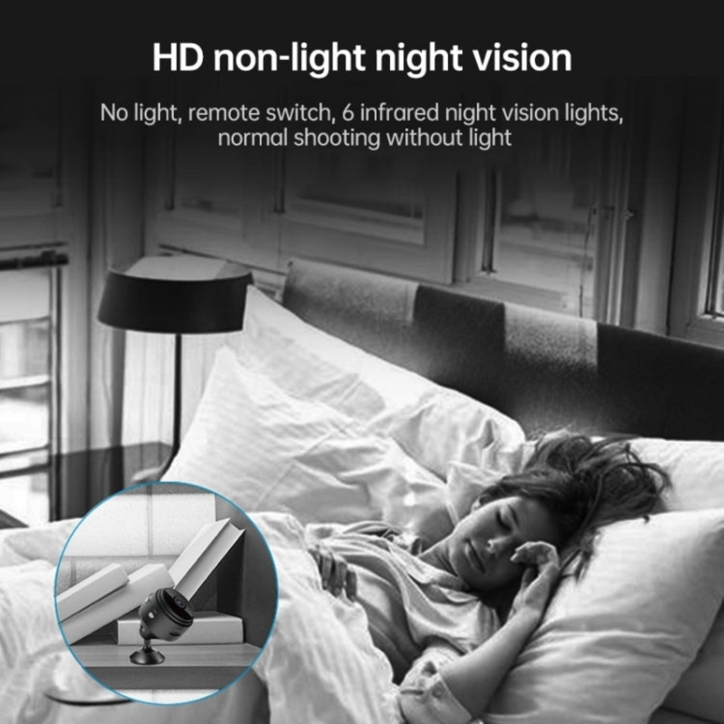 SpyView™ Mini WiFi Camera – 1080p HD | Audio Recording | 1-Year Warranty