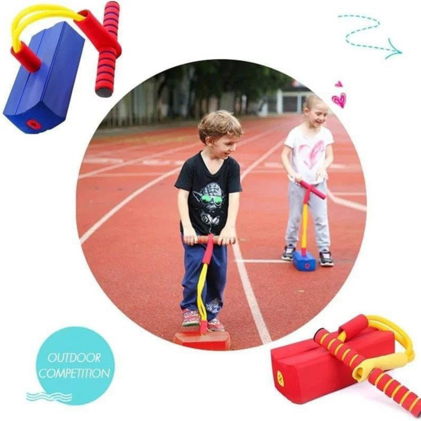 Foam Pogo Jumper - Fun & Safe Jumping Stick