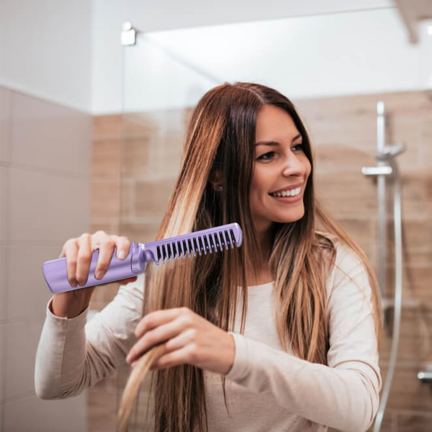 StyleMate™️ Portable Mini Hot Hair Brush