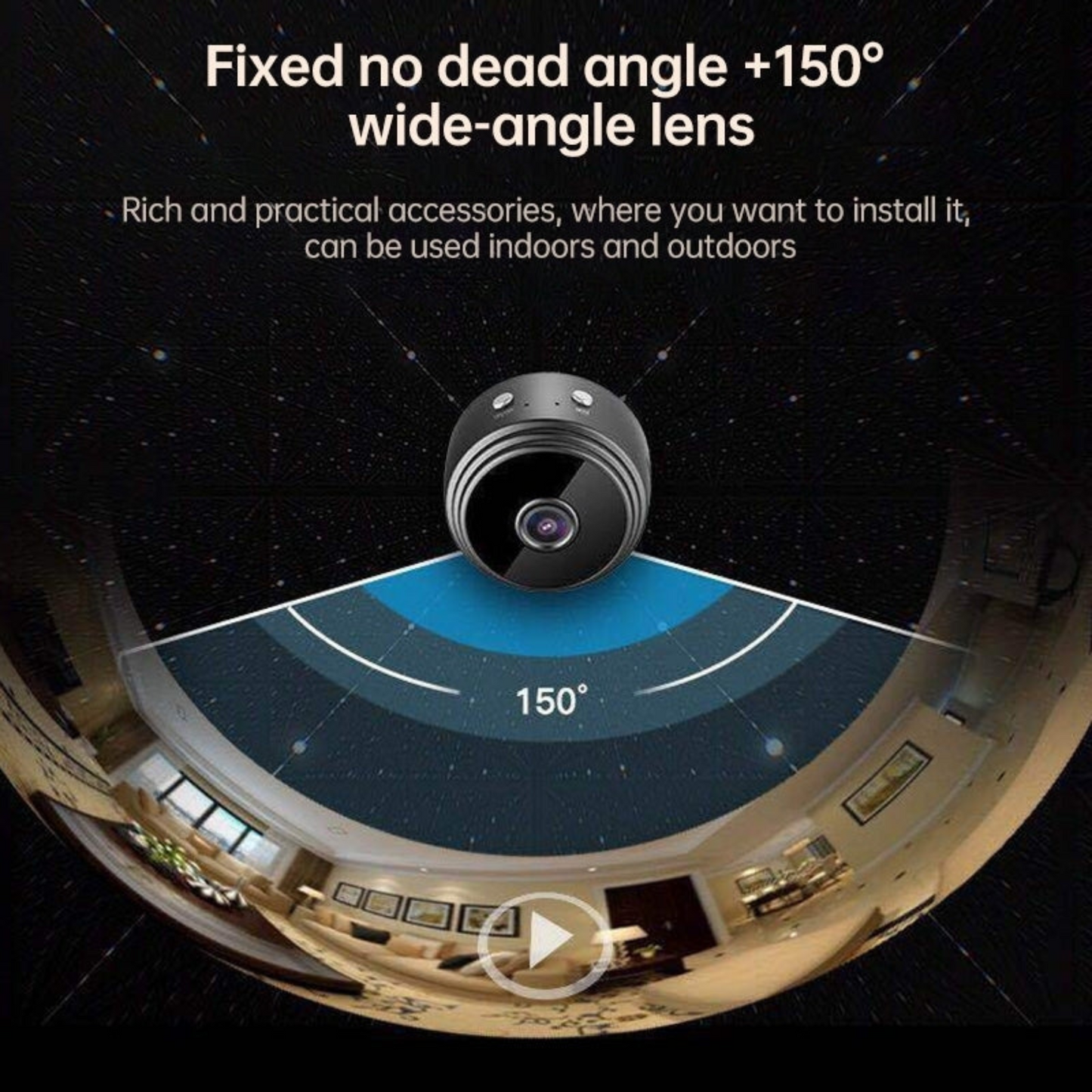 SpyView™ Mini WiFi Camera – 1080p HD | Audio Recording | 1-Year Warranty