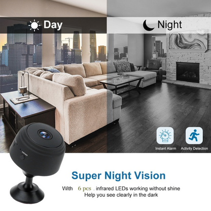 SpyView™ Mini WiFi Camera – 1080p HD | Audio Recording | 1-Year Warranty
