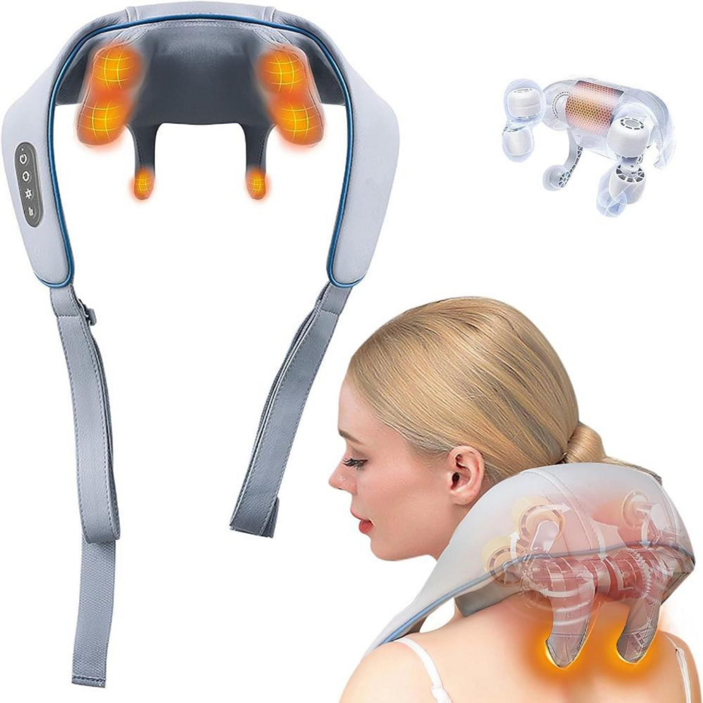 NeckRelief Pro Wireless Massager|1 Year Warranty