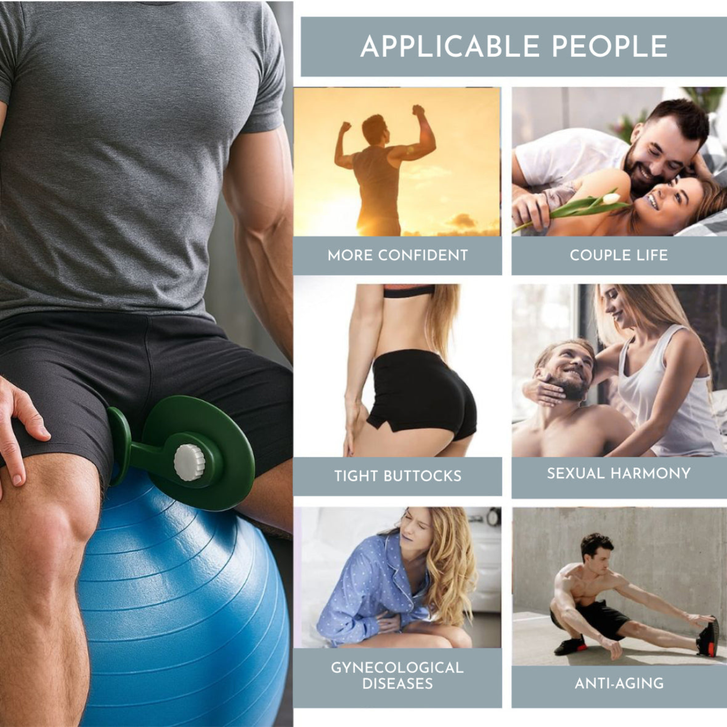 PulsePress™ | Multi-Muscle Pilates for Inner Thighs, Pelvic Floor & Core