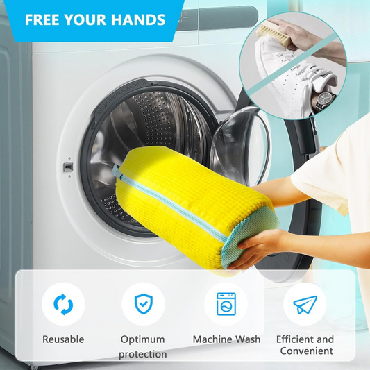 LazyWash™ – Shoe Cleaning Bag | At Home Deep Cleaning | Works with any Washing Machine