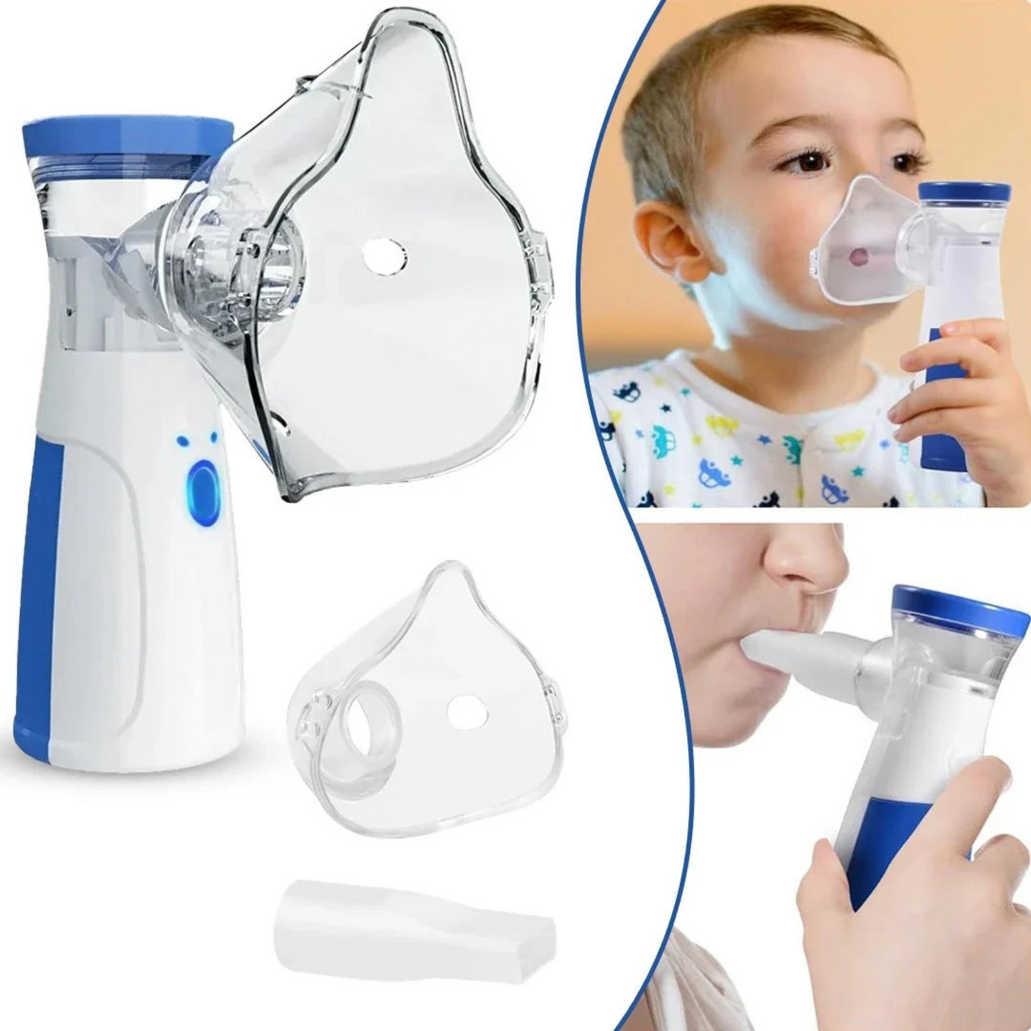 Portable Mesh Nebulizer for Quick, Silent & Effective Respiratory Relief | Rechargeable, Ultra-Quiet,Nebulizer for Adults & Kids| 1-Year Warranty