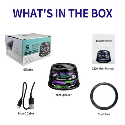 Multifunctional magnetic Bluetooth speaker