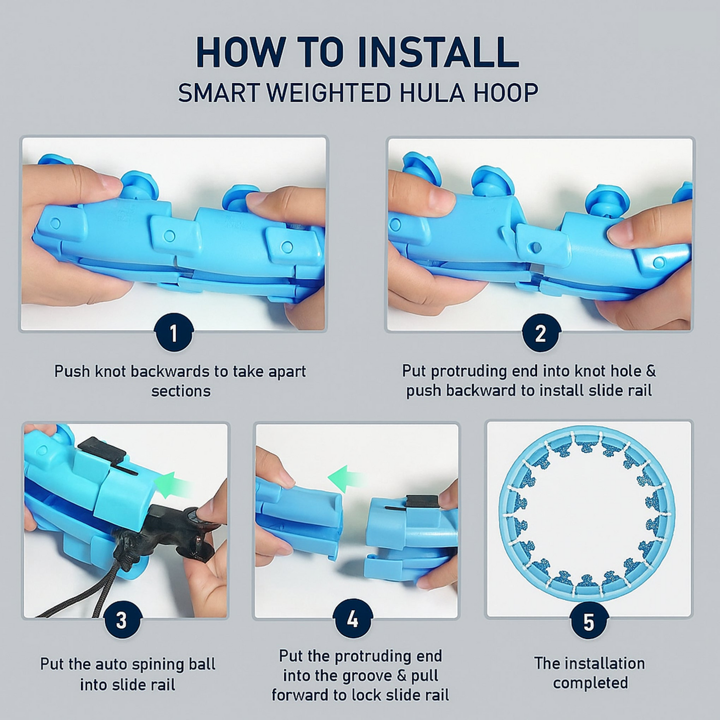 Smart Cardio Training Hula Hoop | 1 Year Warranty