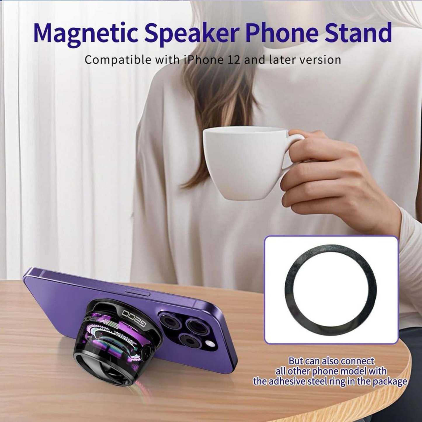 Multifunctional magnetic Bluetooth speaker