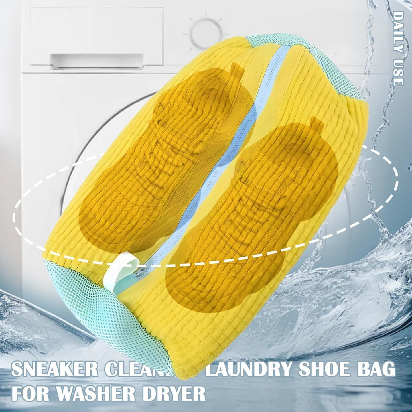 LazyWash™ – Shoe Cleaning Bag | At Home Deep Cleaning | Works with any Washing Machine