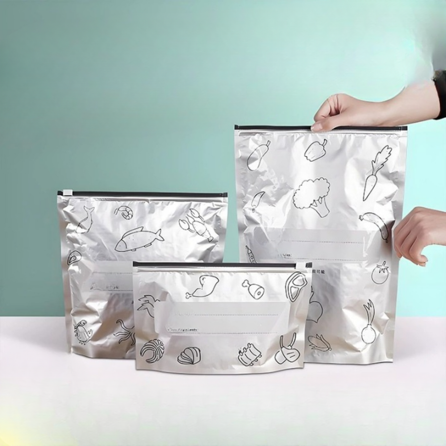 FreshSeal™ Aluminum Zip Bags