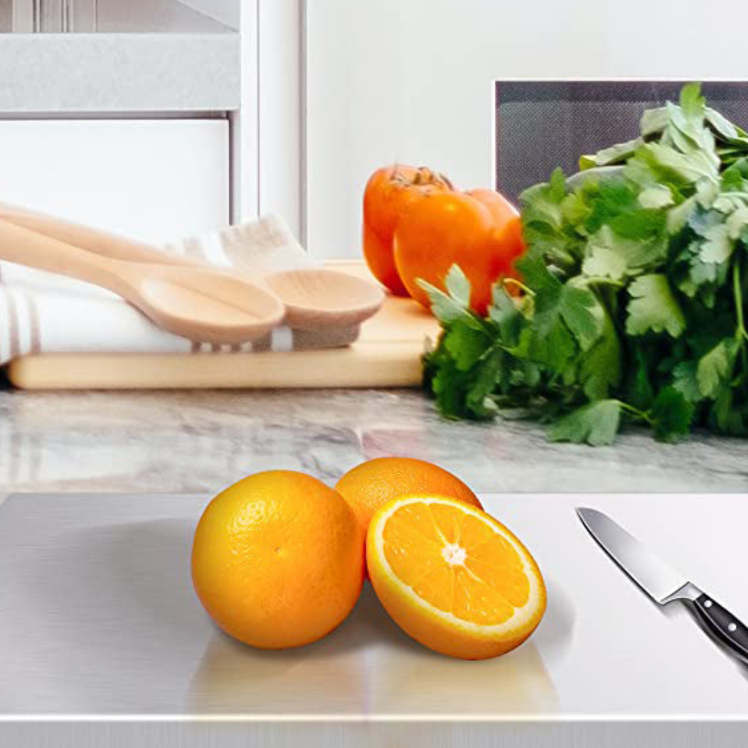 PREMIUM™ STAINLESS STEEL CHOPPING BOARD