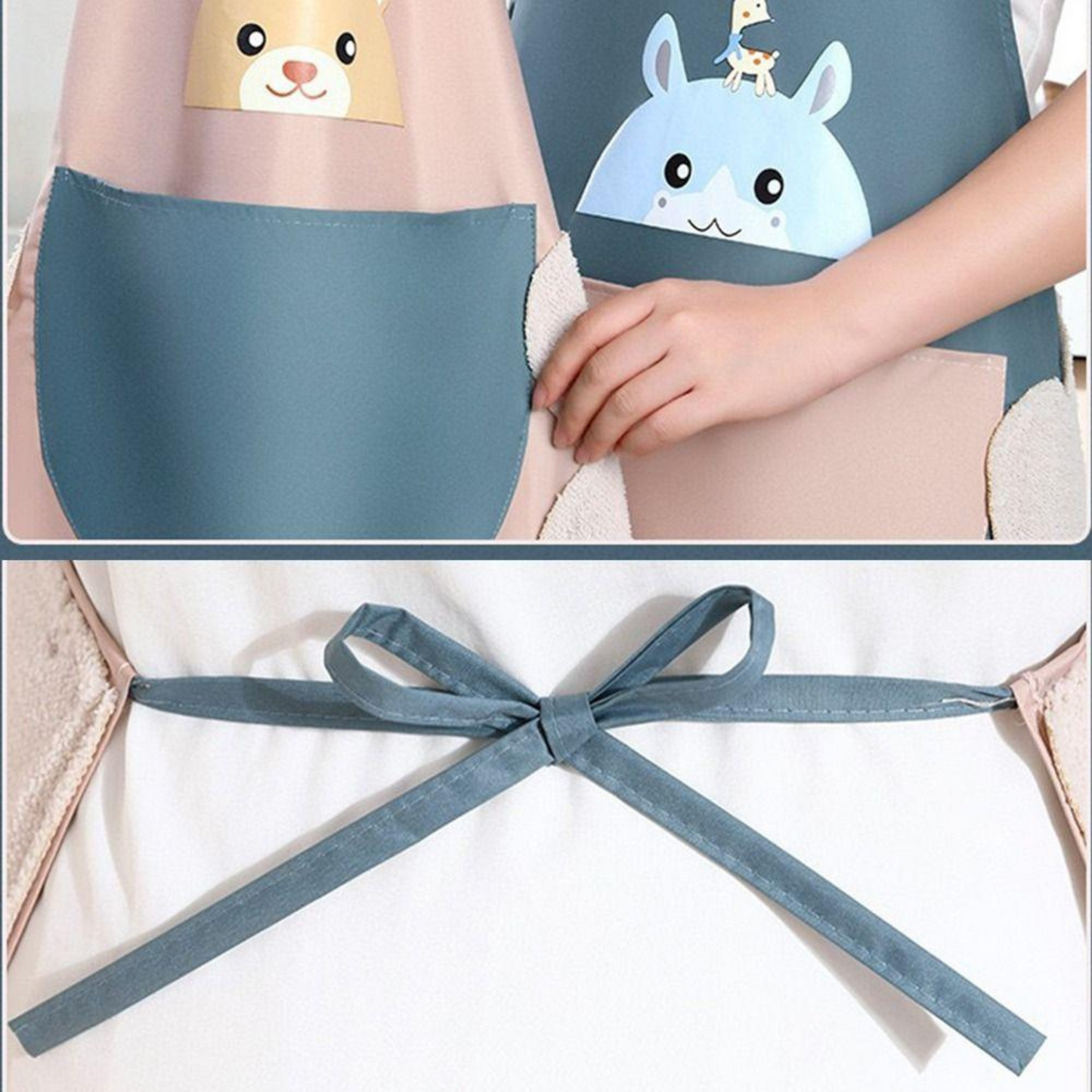 DryHand™ Waterproof Apron with Wipe & Pocket