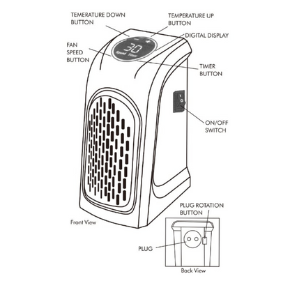 HeatHive™️Portable Heater Handy Heater