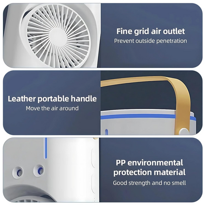 Double-head Powerful Air Cooler (With Remote)