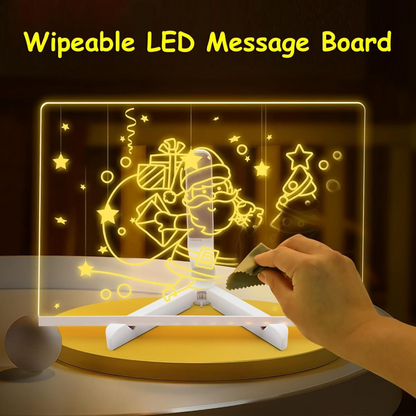 LED Glow Drawing Board with Accessories for Kids – 1 Year Warranty
