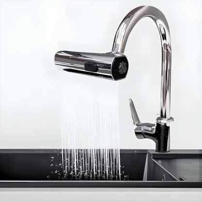 FlowJetexy™ 3 in 1 Waterfall Kitchen Faucet