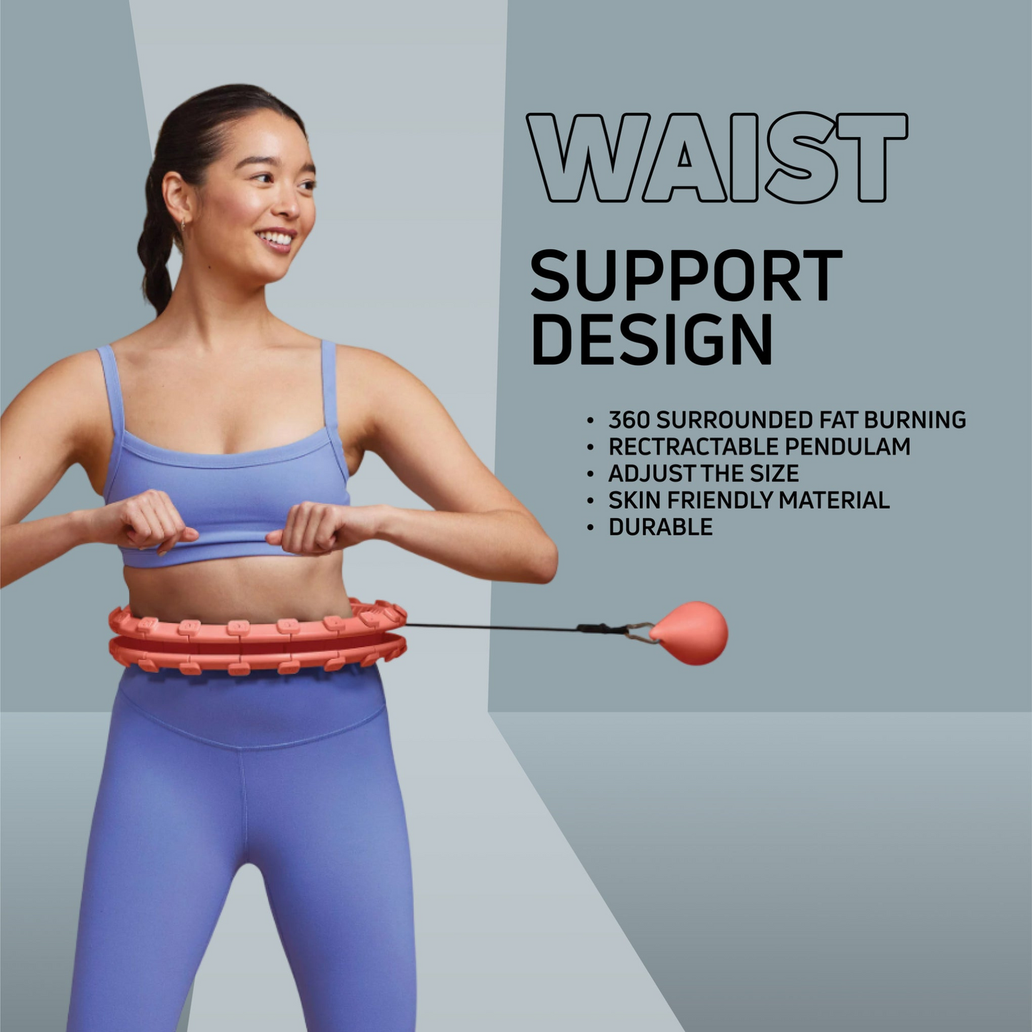 Smart Cardio Training Hula Hoop | 1 Year Warranty