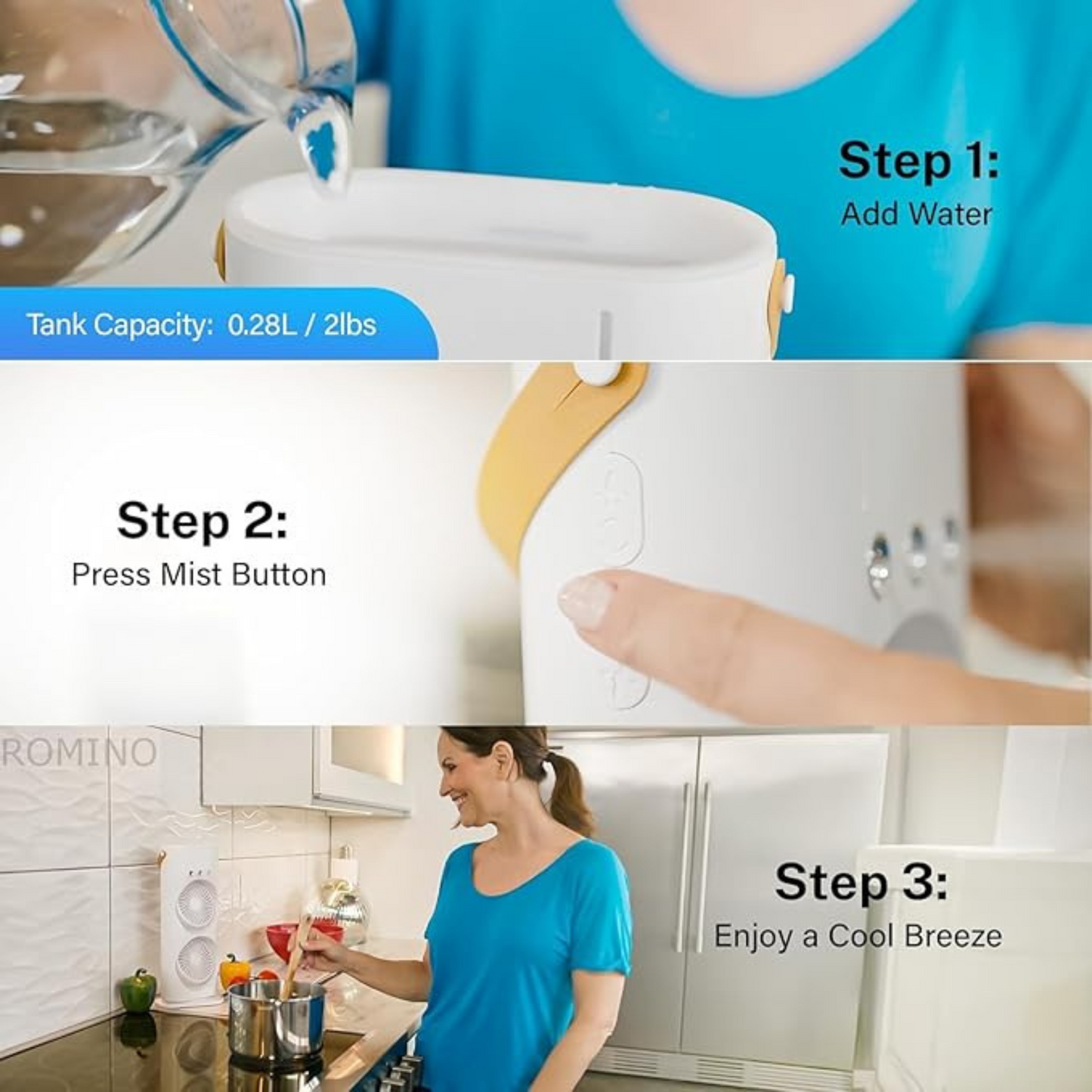 Double-head Powerful Air Cooler (With Remote)