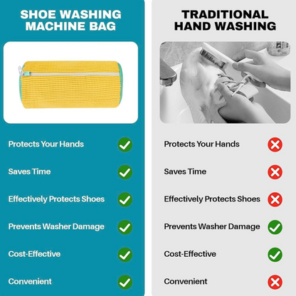 LazyWash™ – Shoe Cleaning Bag | At Home Deep Cleaning | Works with any Washing Machine