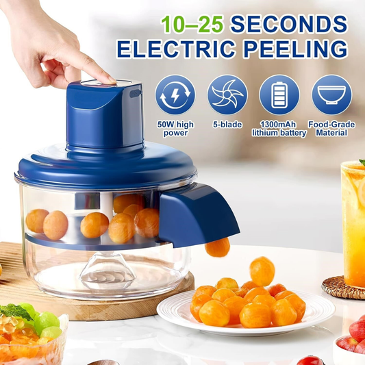 PeelEase™ Pro Electric Potato & Vegetable Peeler| 1-Year Warranty