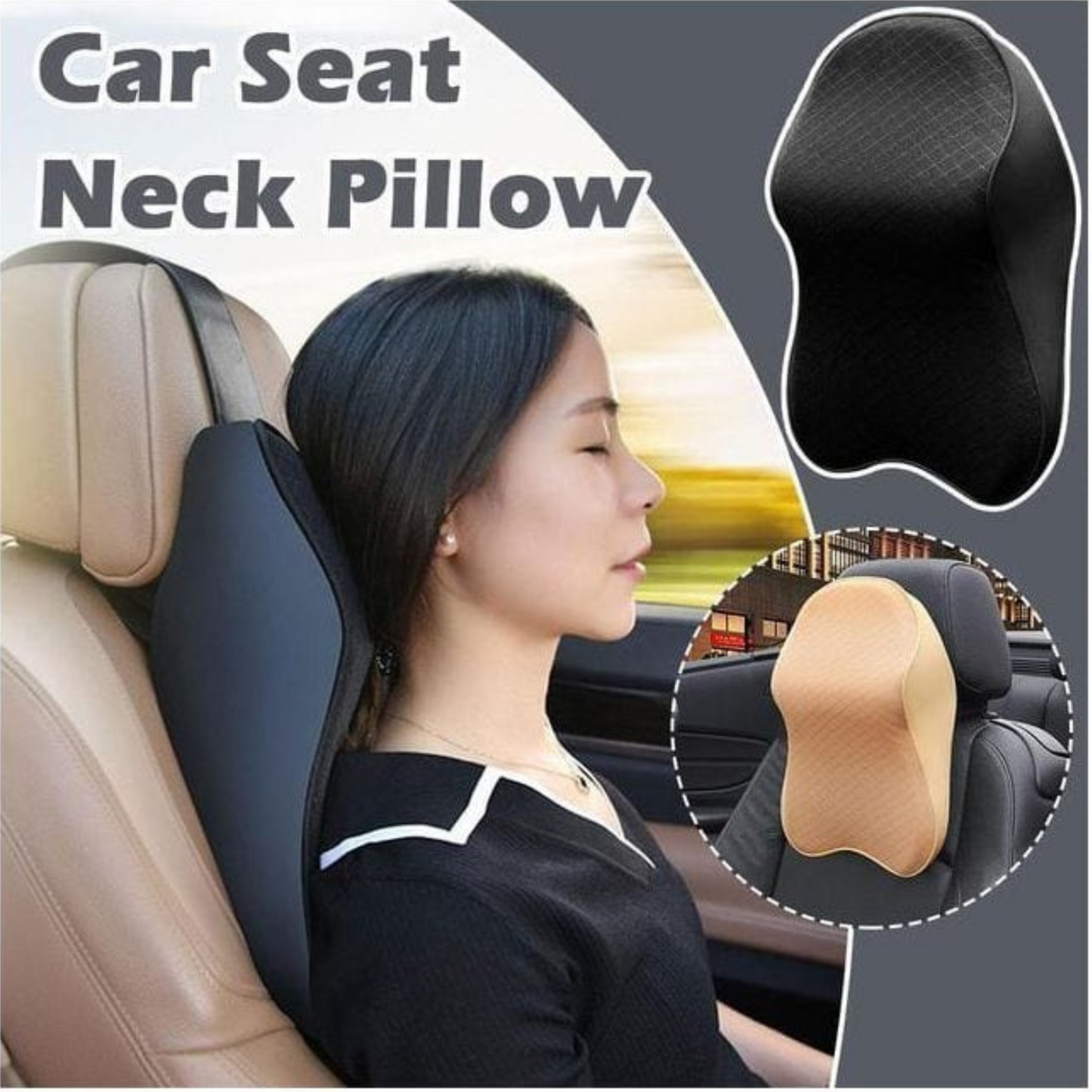 CAR SEAT HEADREST CUSHION