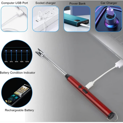 ChargeSpark™️ Rechargeable USB Electric Gas Lighter