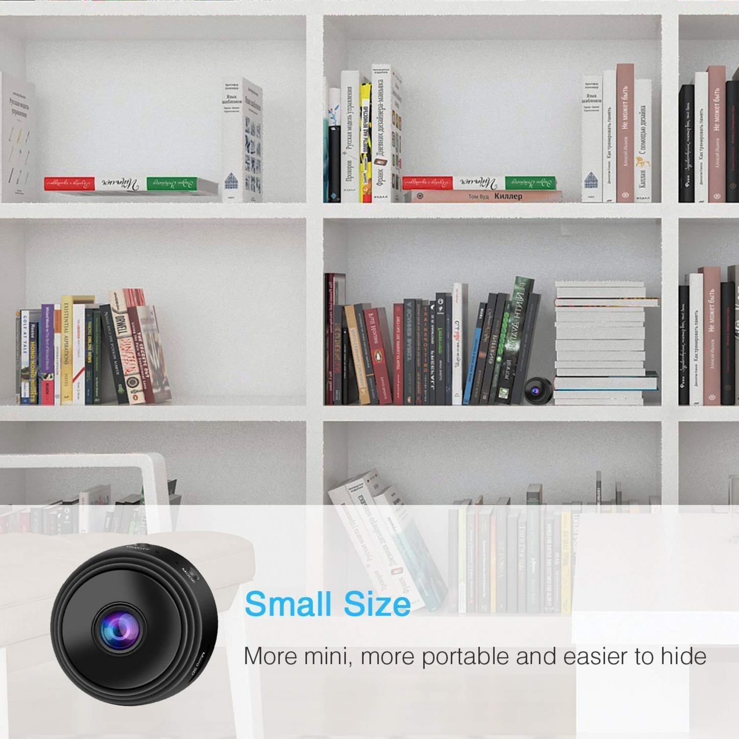 SpyView™ Mini WiFi Camera – 1080p HD | Audio Recording | 1-Year Warranty