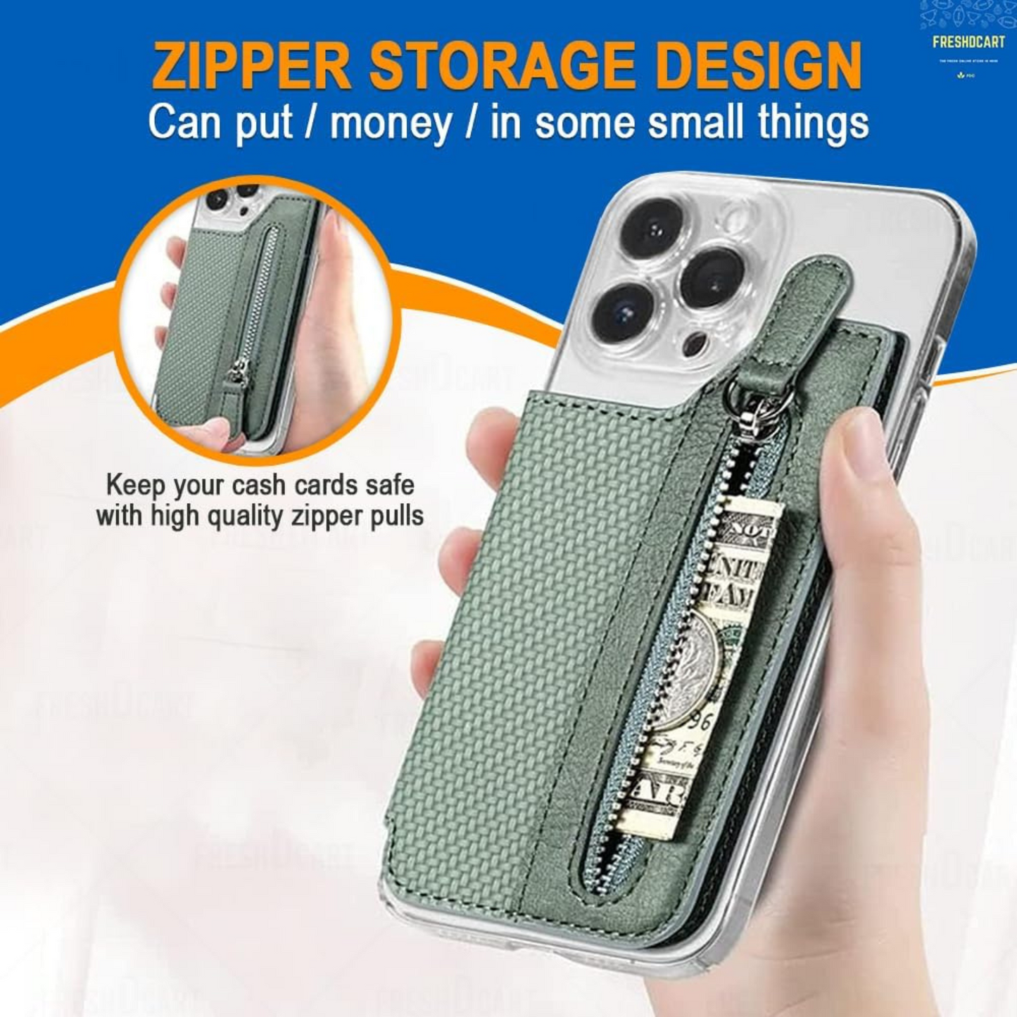 WalletGripX™️ Multifunctional Phone Wallet Card Holder