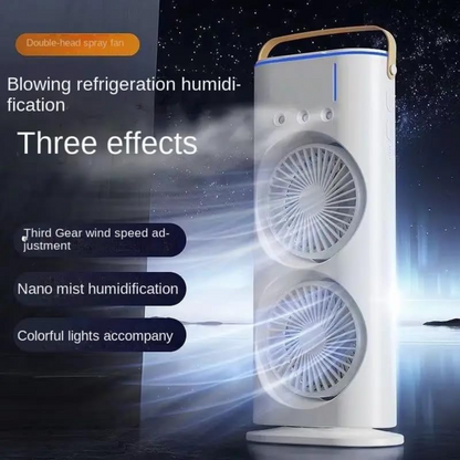 Double-head Powerful Air Cooler (With Remote)