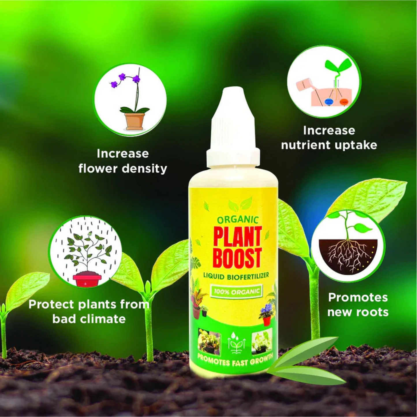 Organic Liquid Biofertilizer (Buy 1 Get 3 Free)