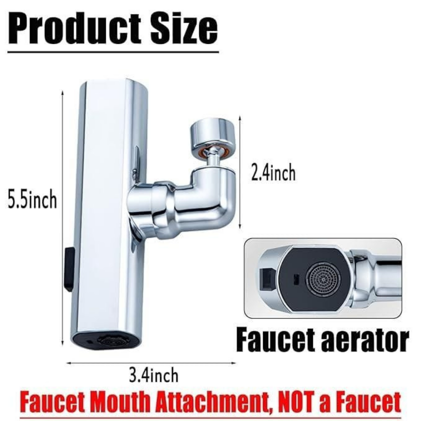 FlowJetexy™ 3 in 1 Waterfall Kitchen Faucet