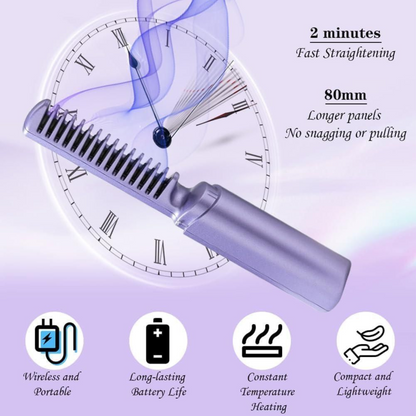 StyleMate™️ Portable Mini Hot Hair Brush