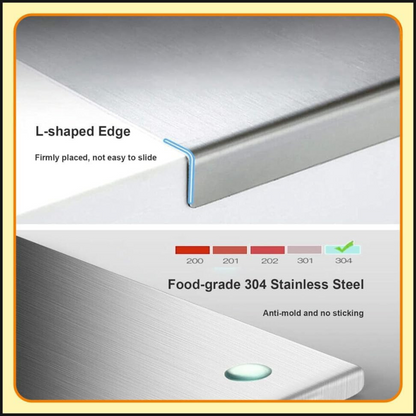 PREMIUM™ STAINLESS STEEL CHOPPING BOARD