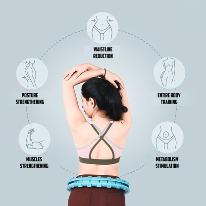 Smart Cardio Training Hula Hoop | 1 Year Warranty