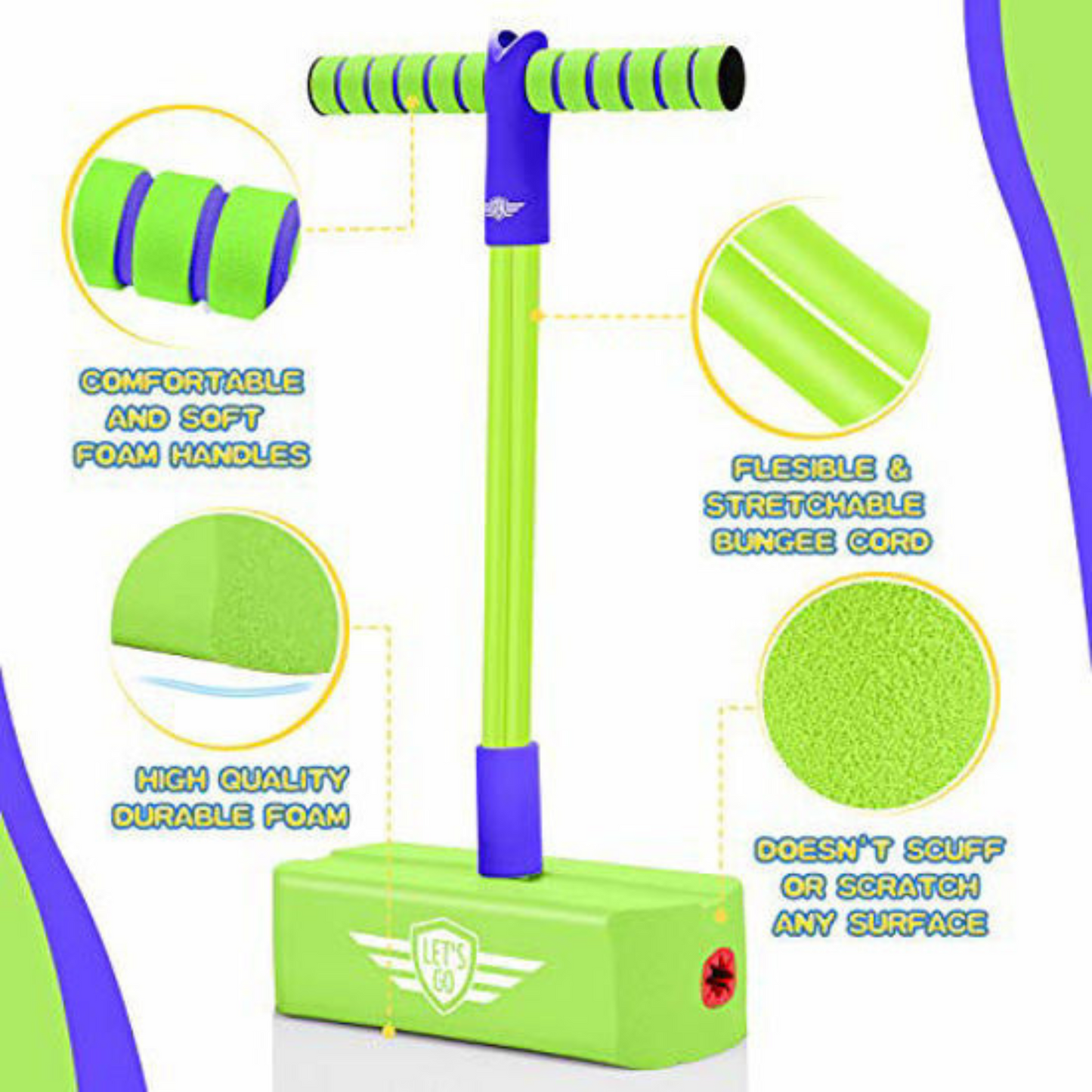 Foam Pogo Jumper - Fun & Safe Jumping Stick