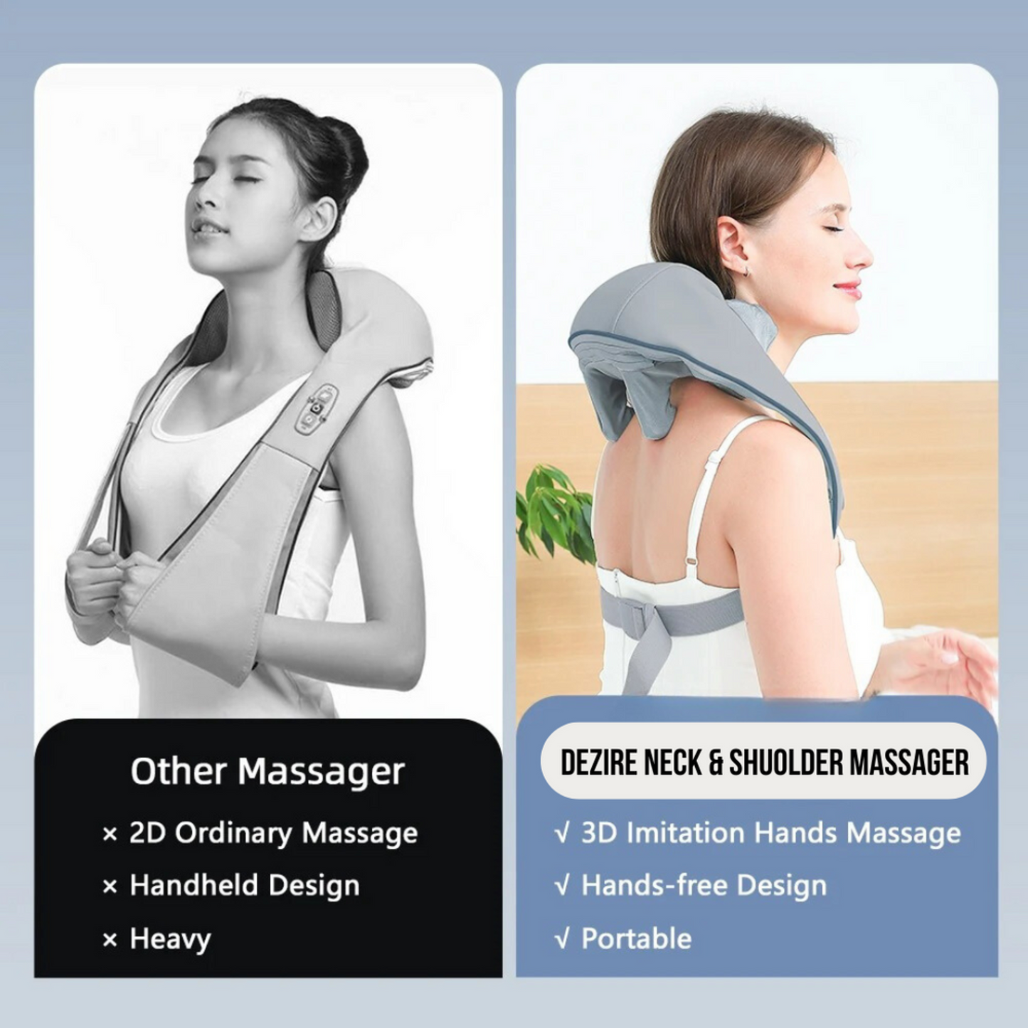 NeckRelief Pro Wireless Massager|1 Year Warranty