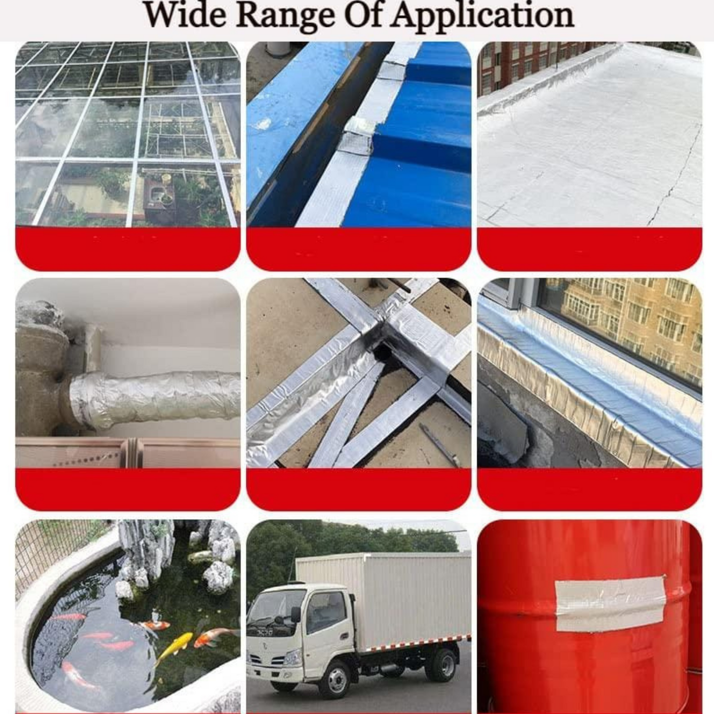 Tapexel™ Waterseal Aluminium Rubber Tape - Extra Long Version