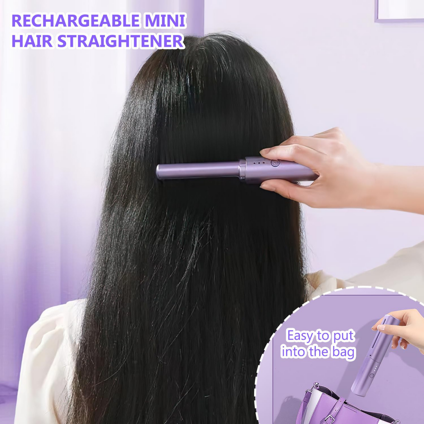 StyleMate™️ Portable Mini Hot Hair Brush