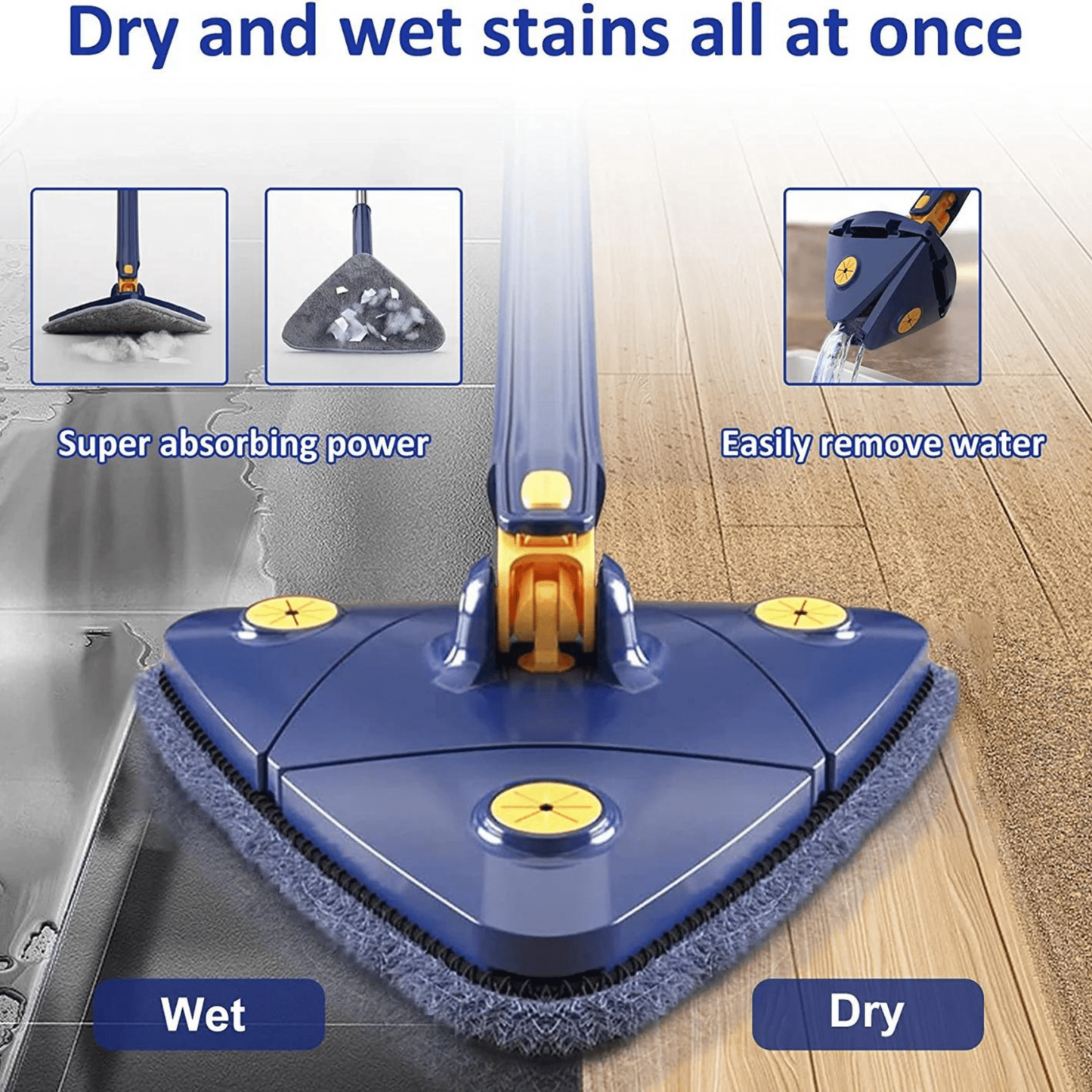 Moptrio™️Multifunctional Triangular Mop