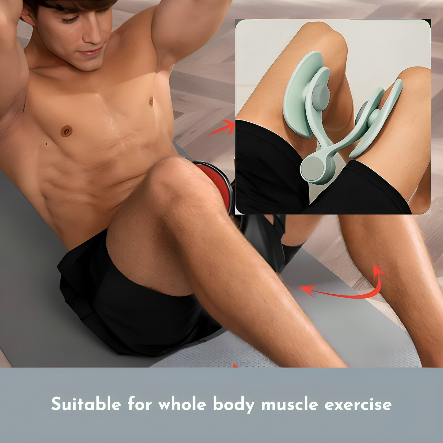 PulsePress™ | Multi-Muscle Pilates for Inner Thighs, Pelvic Floor & Core